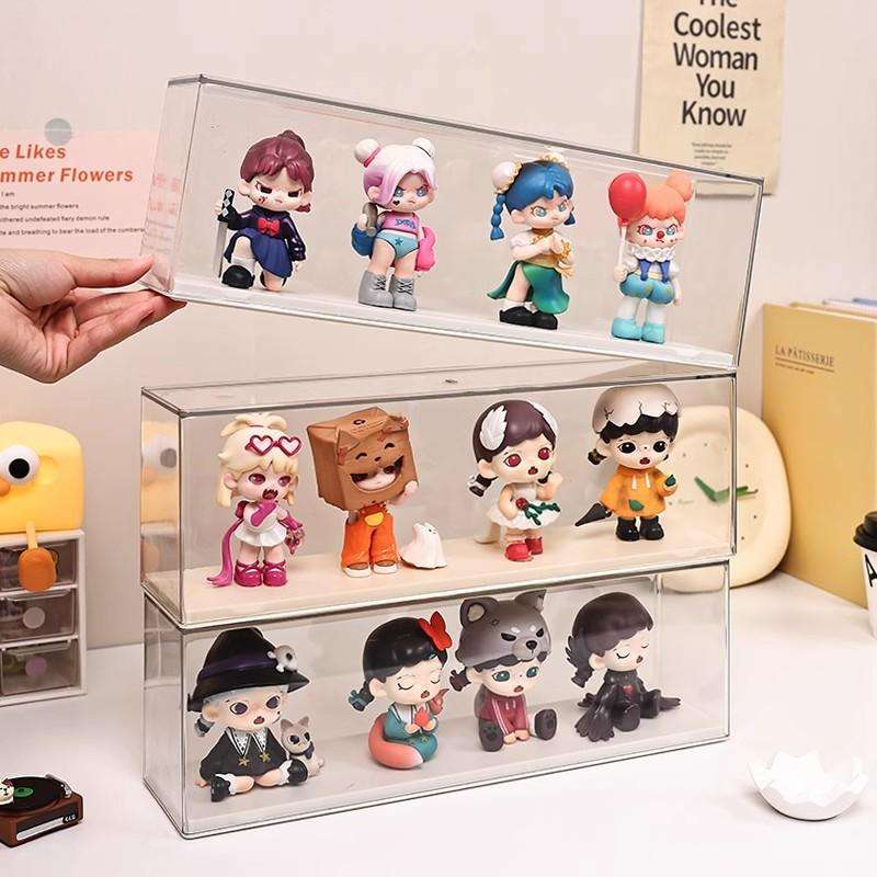 Transparent Dust-Proof Display Box Storage Case for Toys and Figurines ...