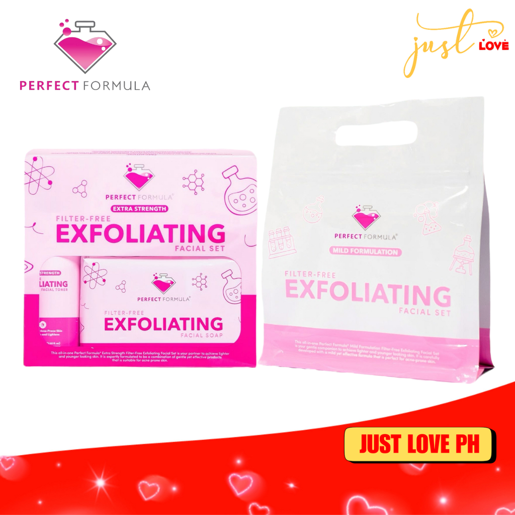 Perfect Formula Filter-Free Exfoliating Set (Extra Strength, Mild ...