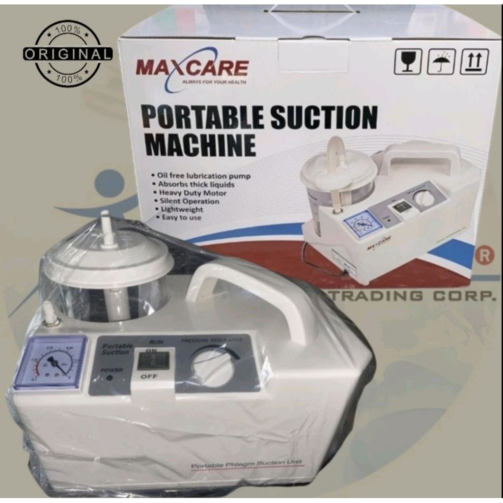 Maxcare Suction Machine Heavy Duty and Easy to use ( PORTABLE SUCTION ...