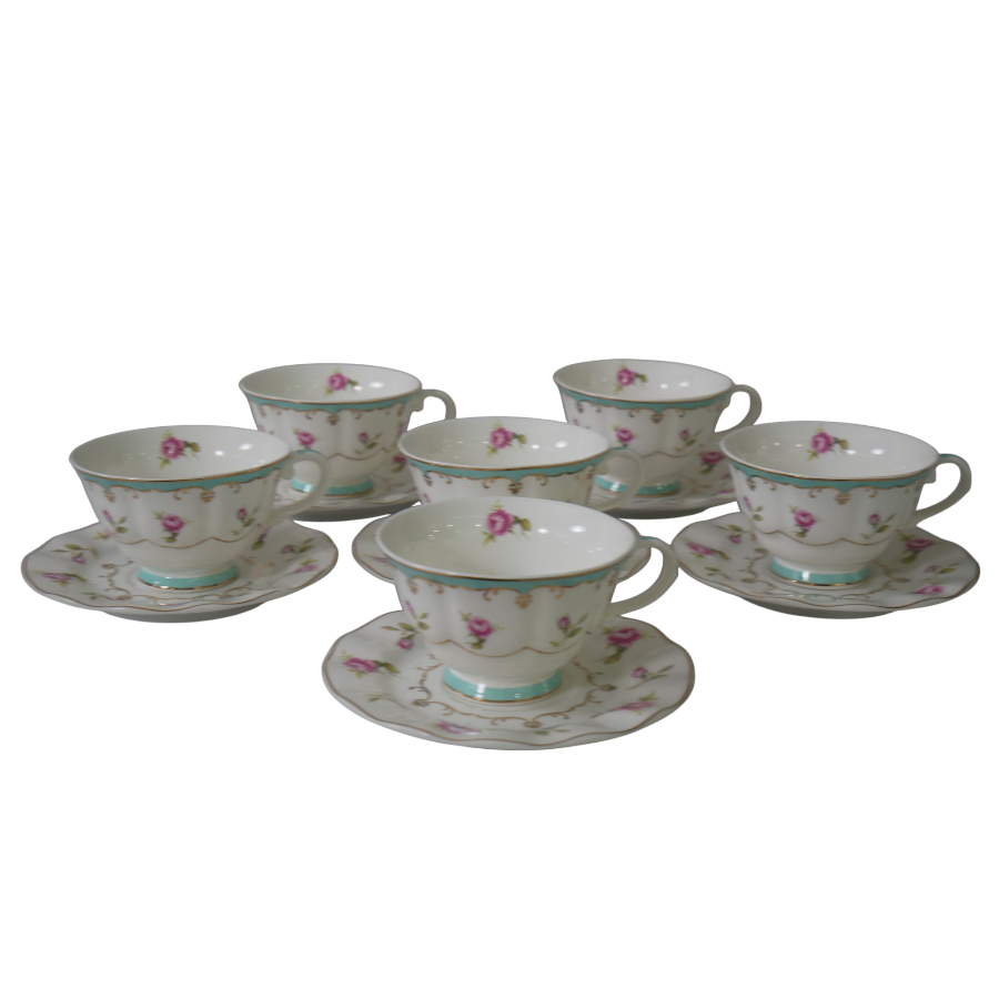 GR 12 Piece Afternoon Tea Set, Blue Floral | Shopee Philippines