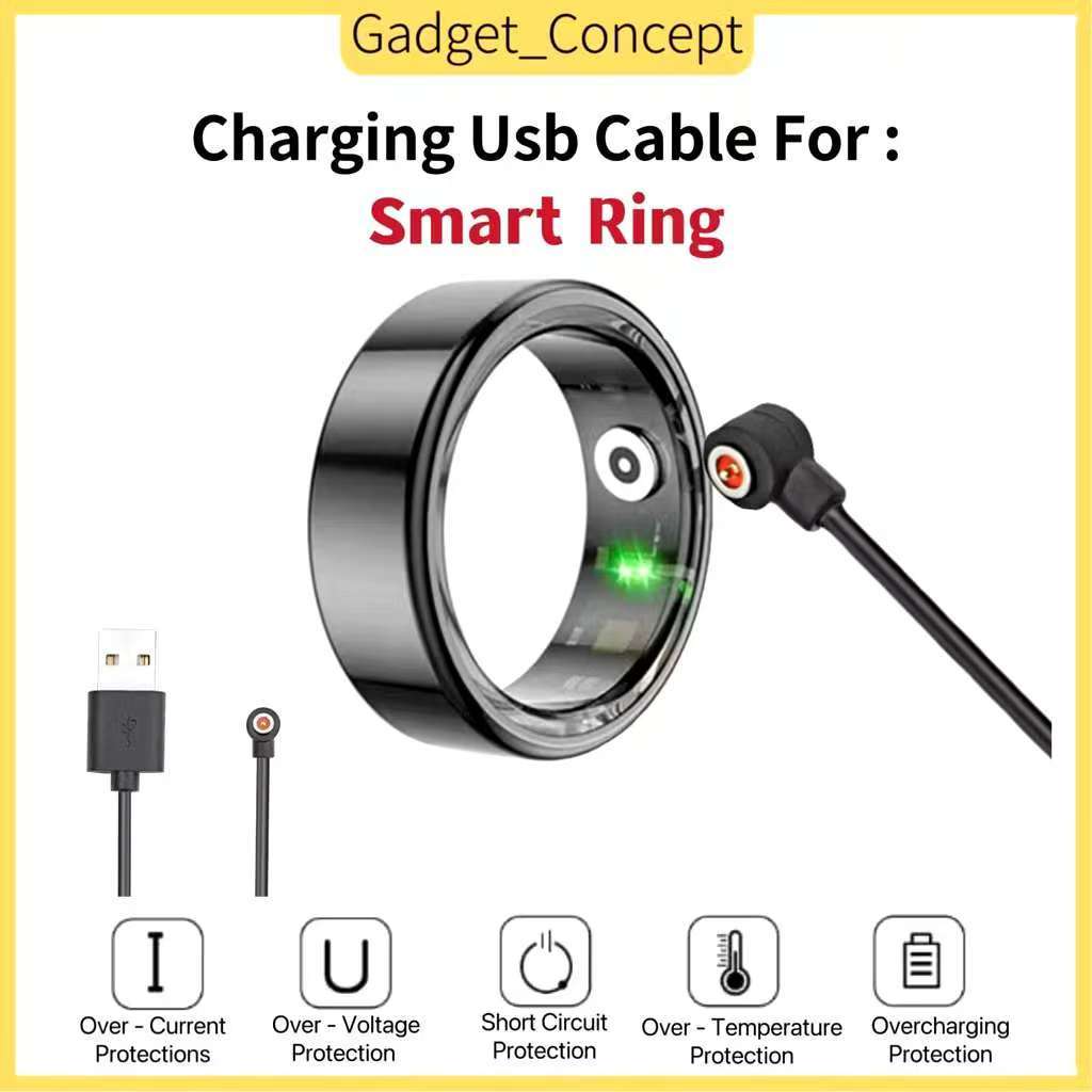 Universal magnetic charging cable for smart rings Wearable Accessories ...