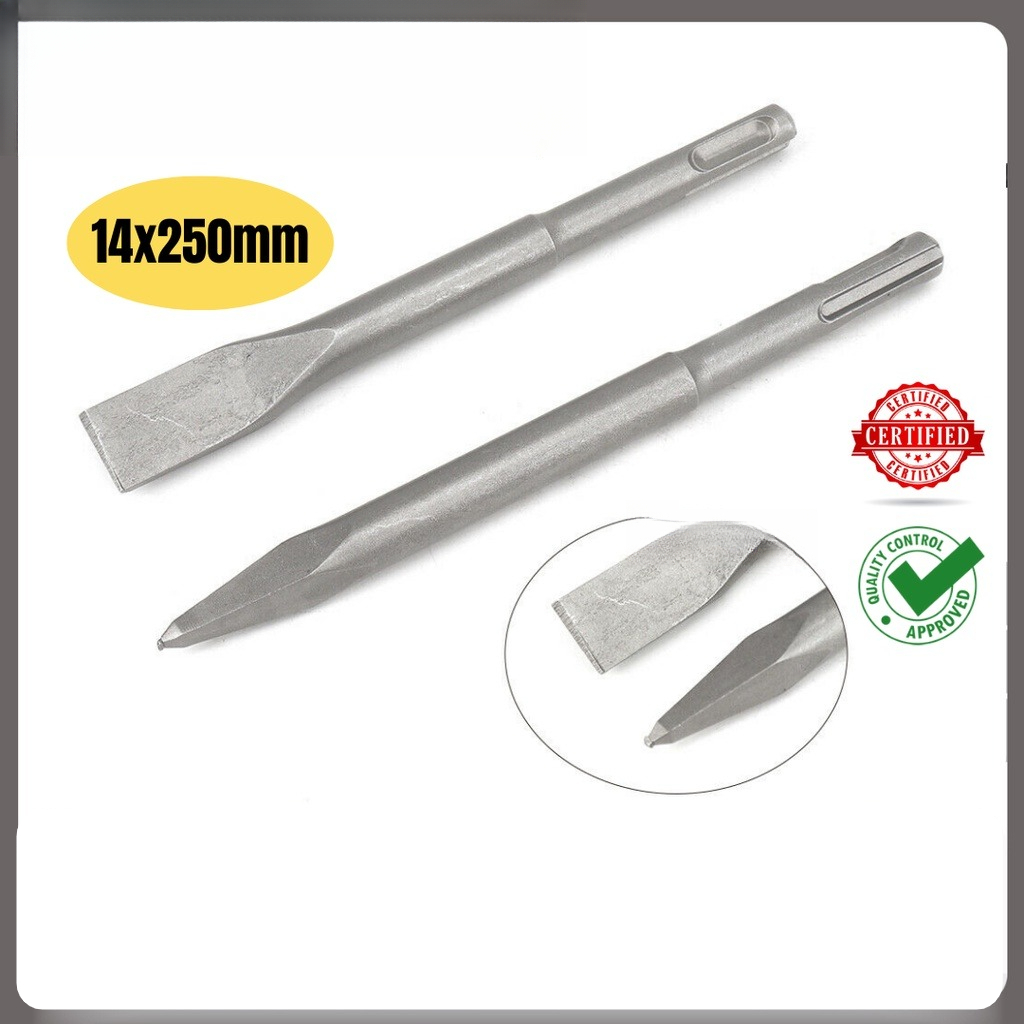Electric Hammer Drill Bit & Chisel Set SDS Plus Rotary Hammer Bits for ...