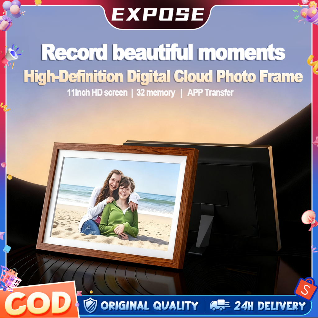 EXPOSE Digital Photo Frame 11 Inch High-Definition Screen 32G Large ...