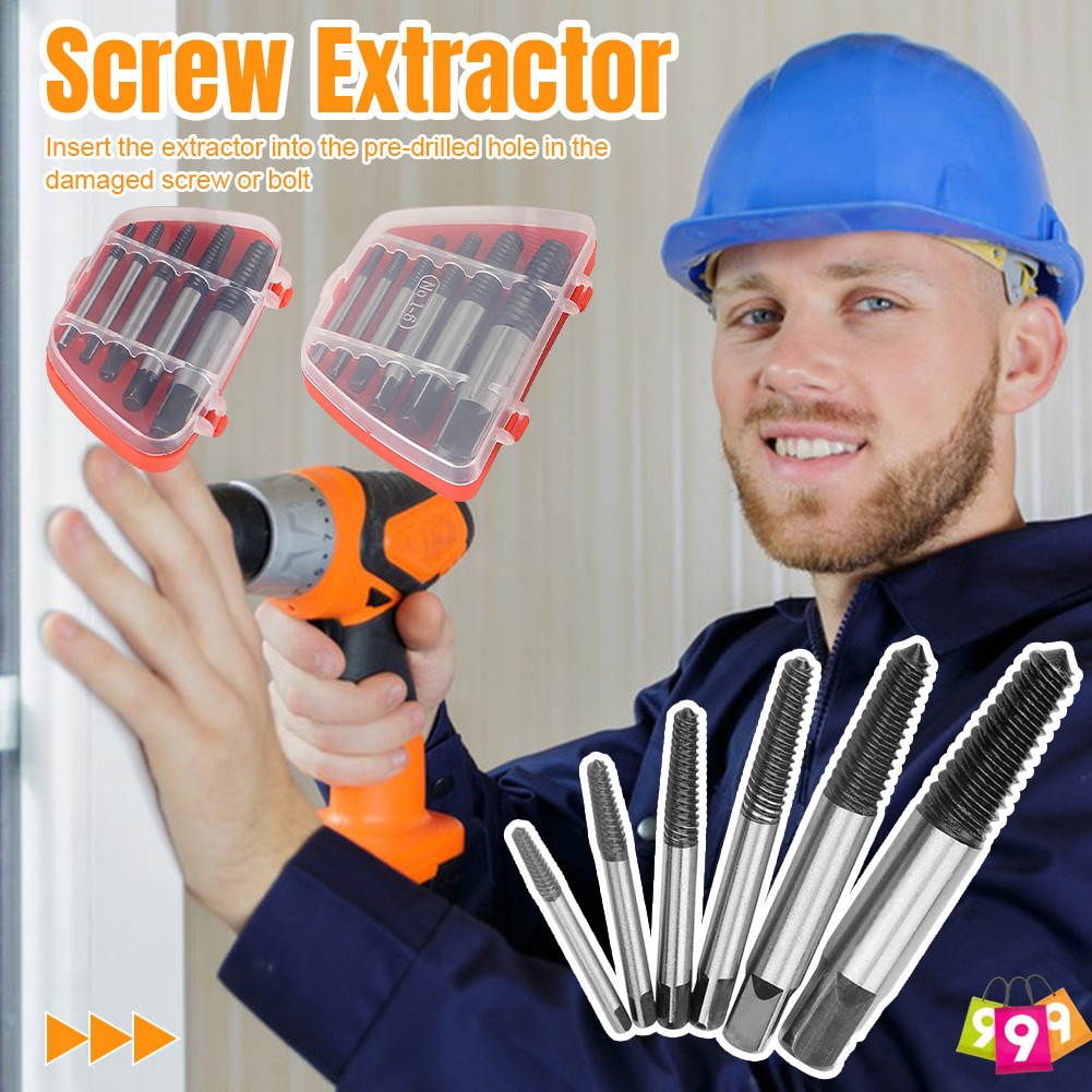 Easy Out Drill Bits Broken Damage Bolt Screw Extractor Remover Puller ...