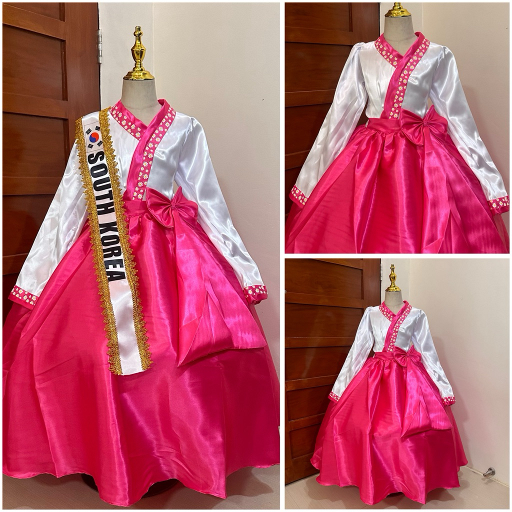 Korea Hanbok Korean Girl Korean Costume for United Nation for Kids