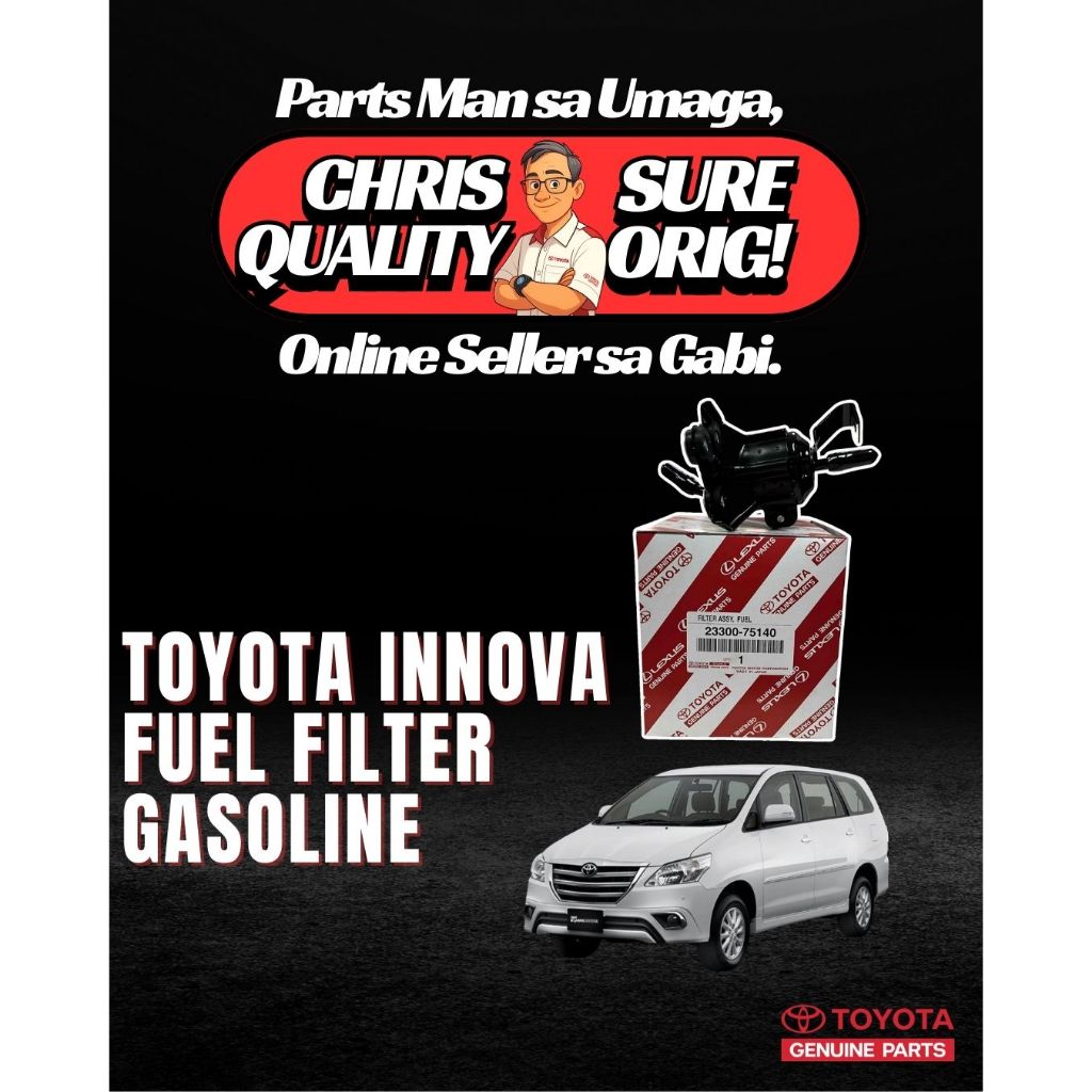 FUEL FILTER TOYOTA INNOVA GAS ENGINE (1TRFE AND 2TRFE) | Shopee Philippines