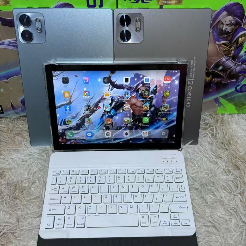 Smart 9 tablet 10 inches for school with Bluetooth Keyboard | Shopee ...
