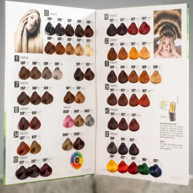 BREMOD UPDATED AND COMPLETE HAIR COLORS CHART | Shopee Philippines