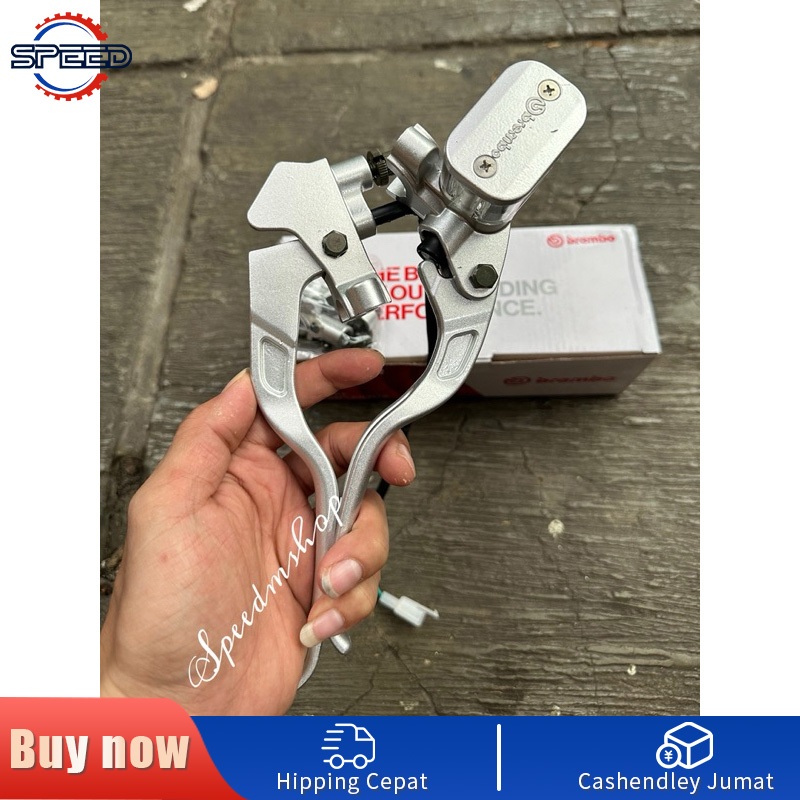 MASTER BRAKE BOX SILVER BREM COPY RCB E3 14MM UNIVERSAL VARIO150 BEAT ...