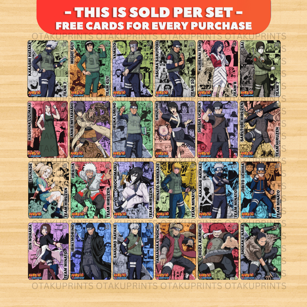 Naruto Shippuden Characters Part_2 Photocard - [SOLD PER SET] | Shopee ...