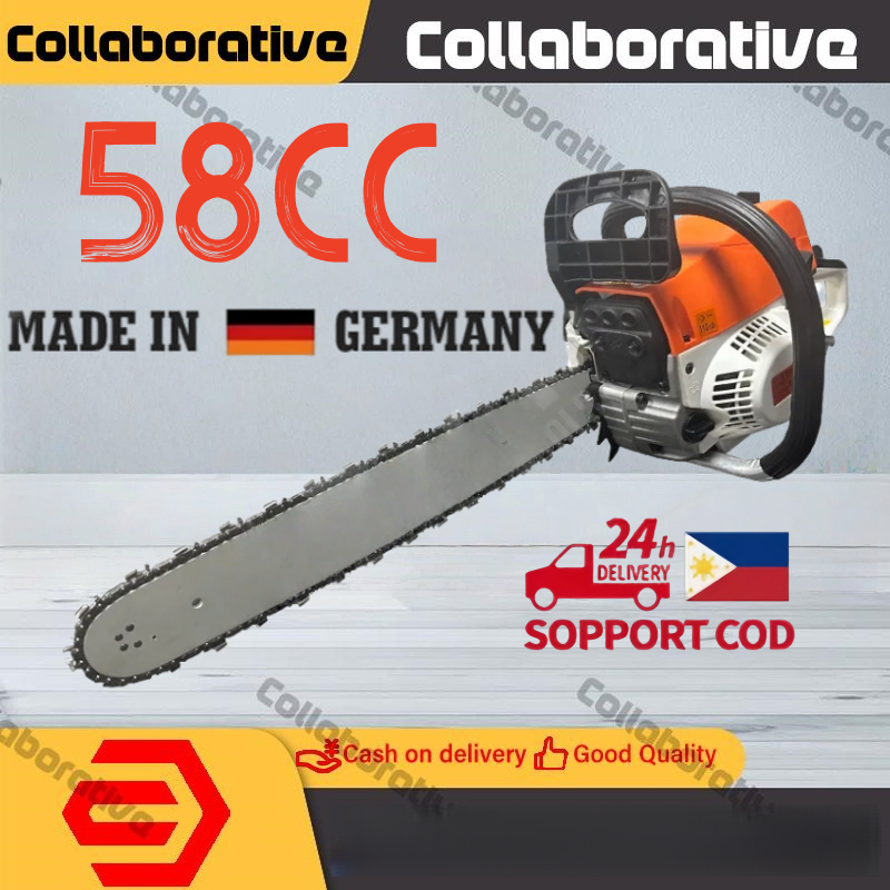 【COD】20/24/36 Inches Chainsaw Gasoline Original Portable Chainsaw 58cc ...