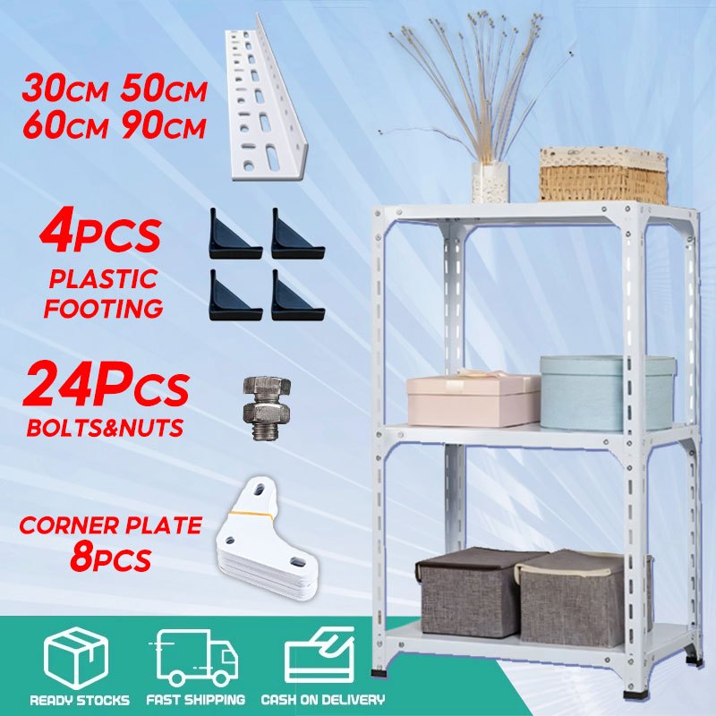 QUICK SHELF 38mm SLOTTED STEEL ANGLE 1