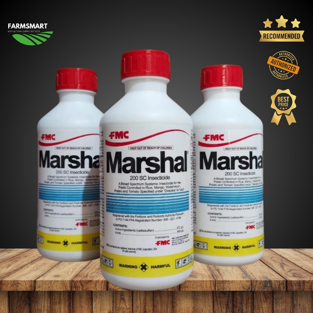 Marshal Insecticide - 1L - for pests controlled in rice, mango ...
