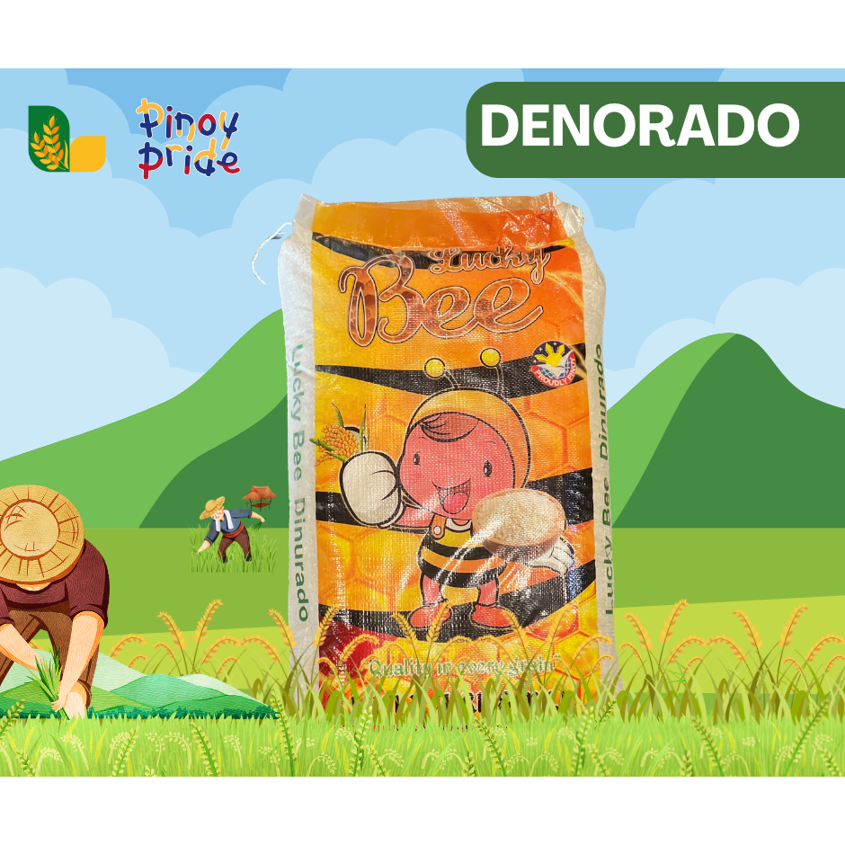 Lucky Bee Denorado Whole Grain Rice (10 kgs, 25 kgs, 50 kgs) | Shopee ...