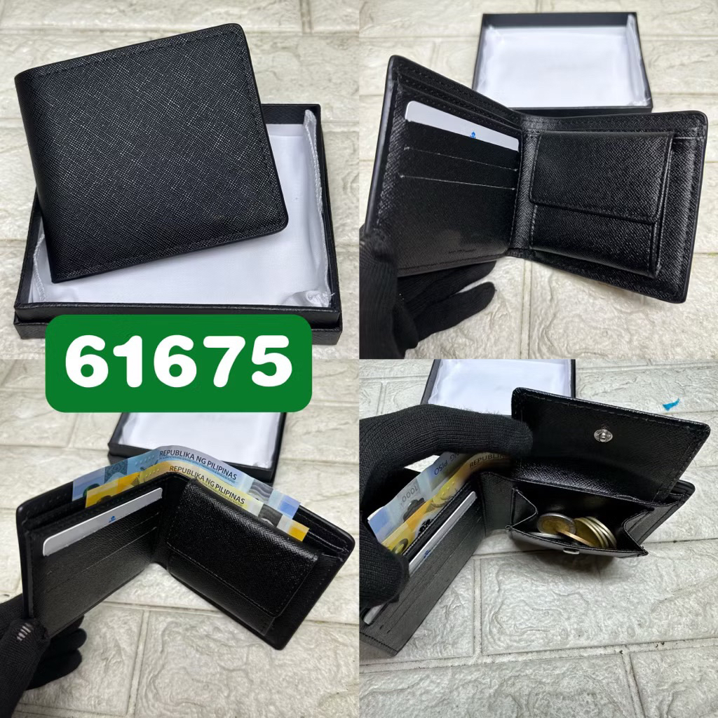 men's wallet 61675 (with box dust bag) | Shopee Philippines