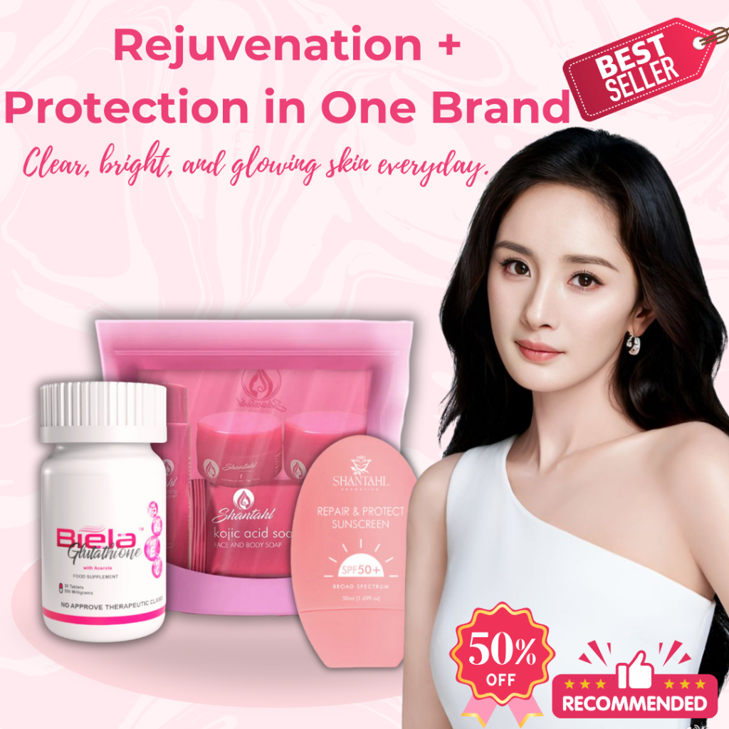 Shantahl Rejuvinating Set 1 Repair and Protect Sunscreen Biela Glutathione  Glowing Skin | Shopee Philippines