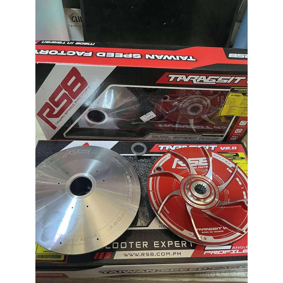 RS8 Pulley Set Aerox V2 / Nmax V2 Taragsit V2 | Shopee Philippines