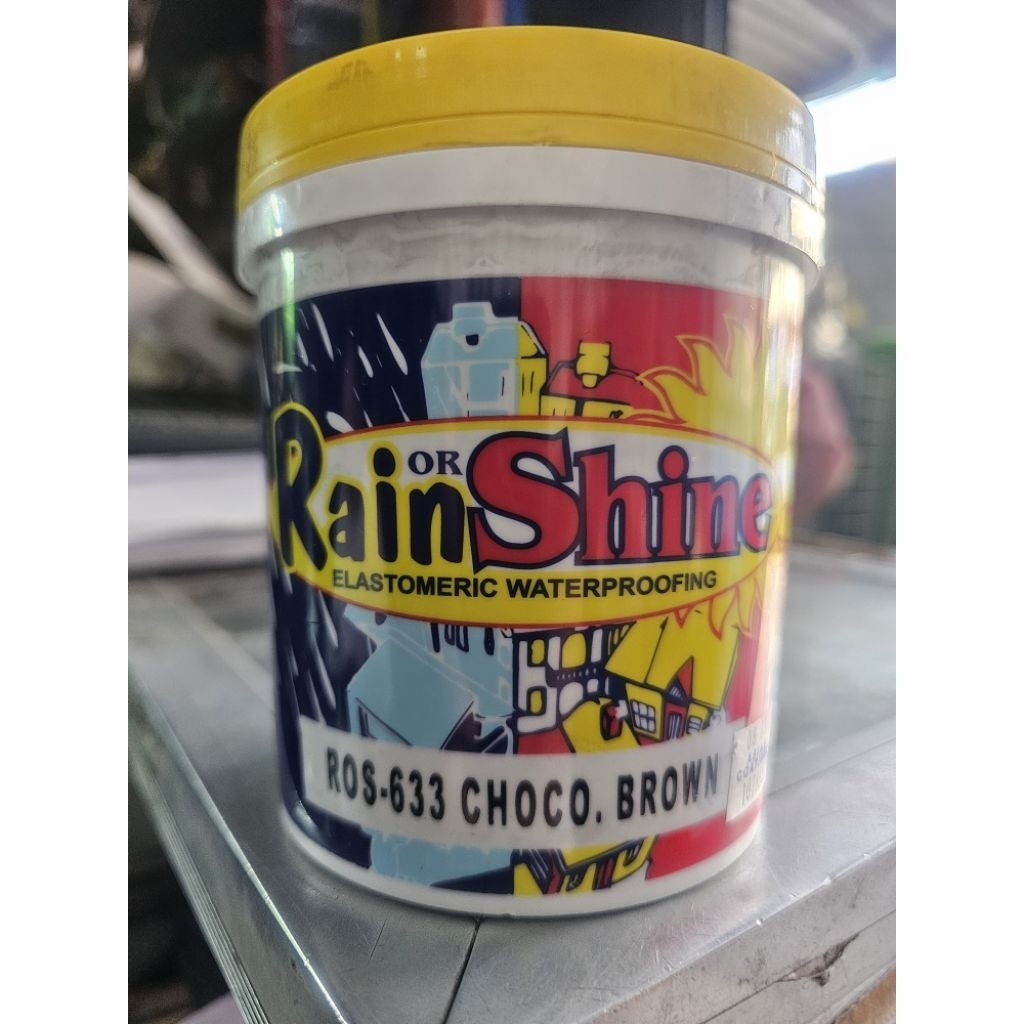 Rain or Shine Elastomeric Waterproofing - ROS-633 Choco Brown 1L ...