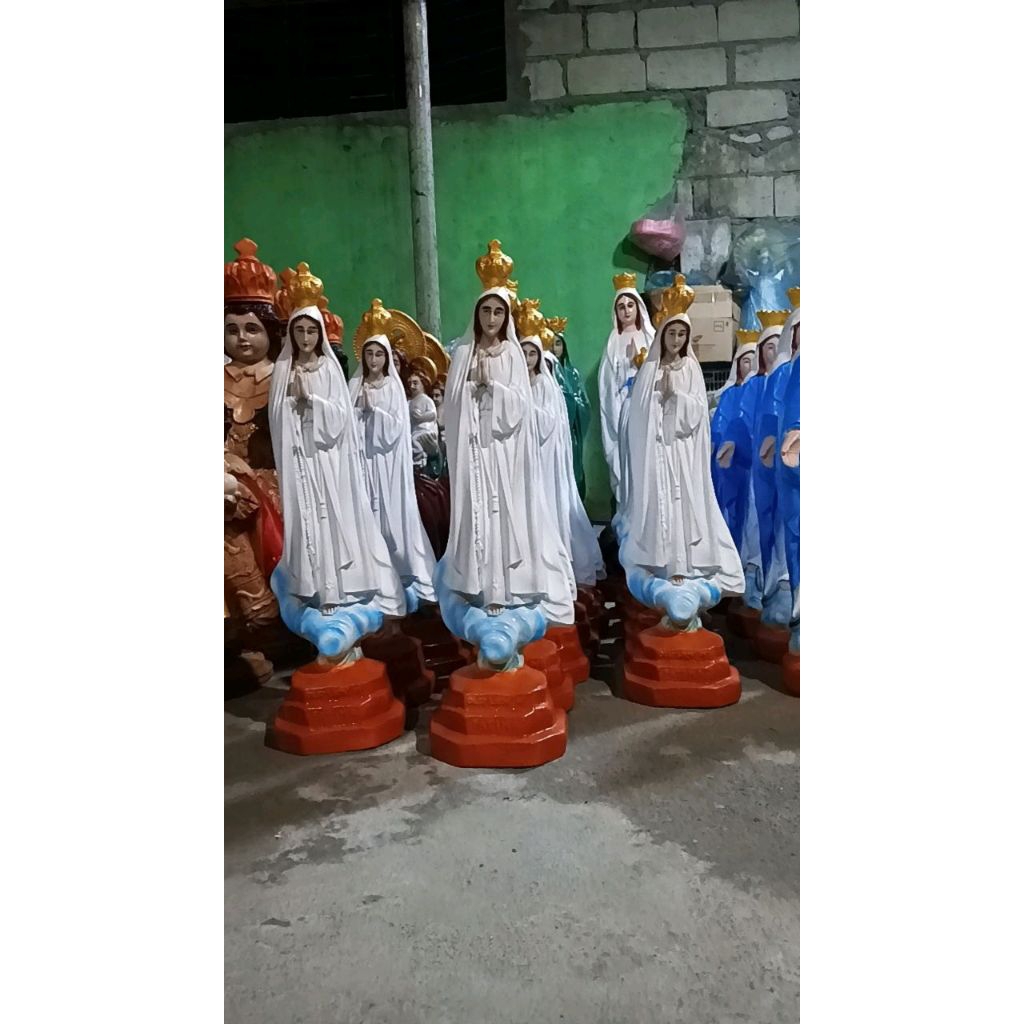 Our lady of fatima ( 20 Inches) Made in fiberglass | Shopee Philippines