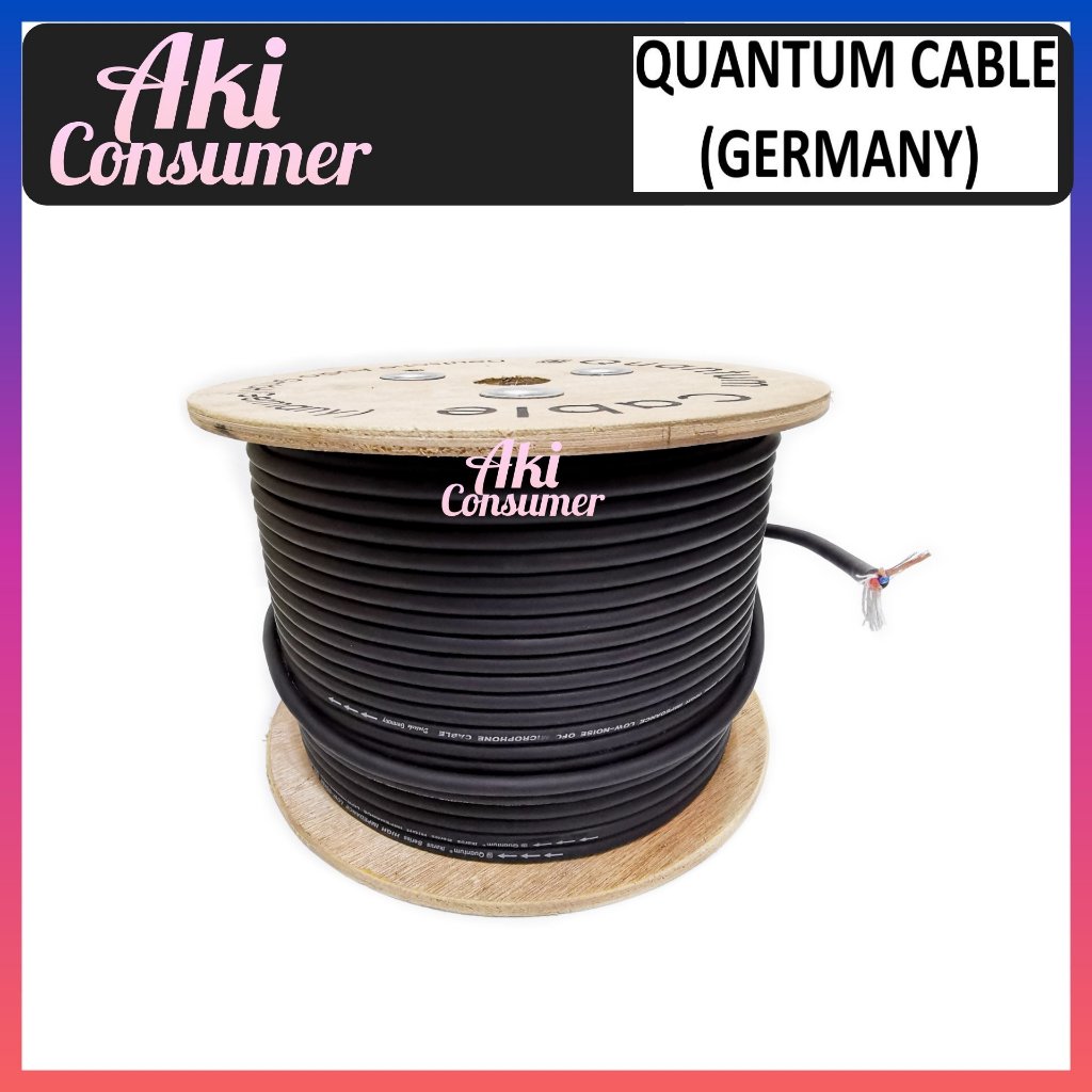 QUANTUM MIC CABLE (GERMANY) HEAVY DUTY [Price is per Meter] | Shopee ...