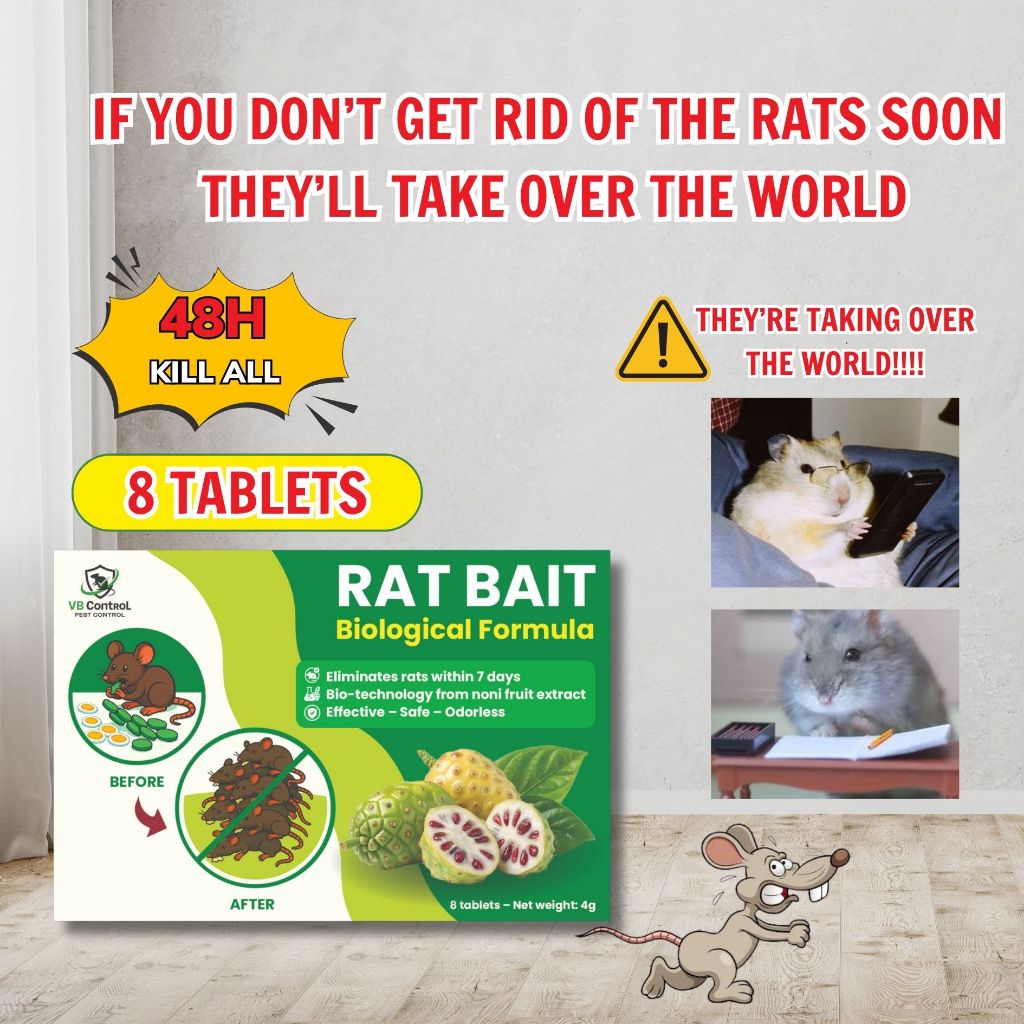 Biological Rat Bait Natural Noni Rat Trap for Big Mouse Safe & Eco ...