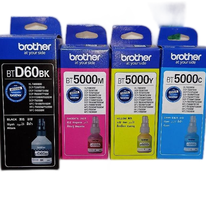 BROTHER BTD60Bk/BT5000 GENUINE INK 100% ORIGINAL ( T220，T310 ，T420W ...
