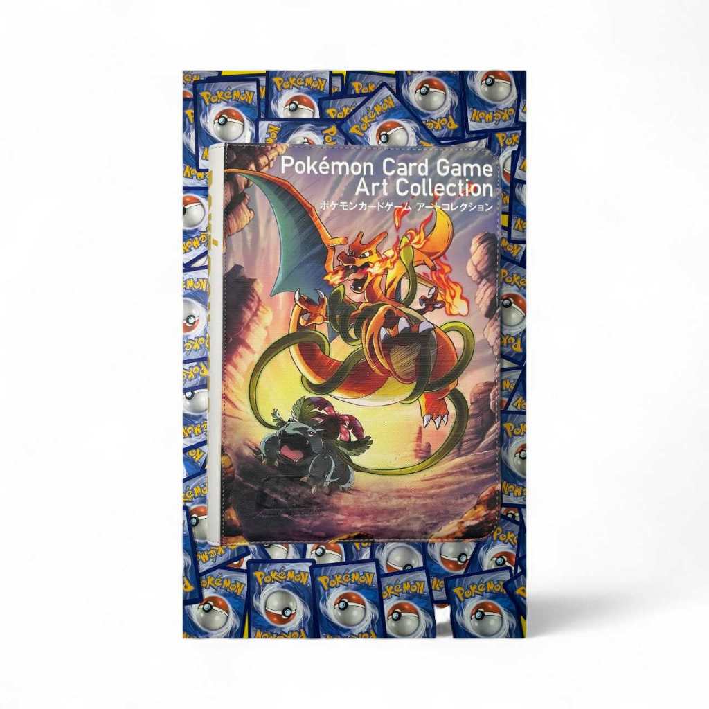 Pokemon Art Book Venusaur vs Charizard 9 Pocket Zipper Card Binder by 1UP |  Limited Edition | | Shopee Philippines