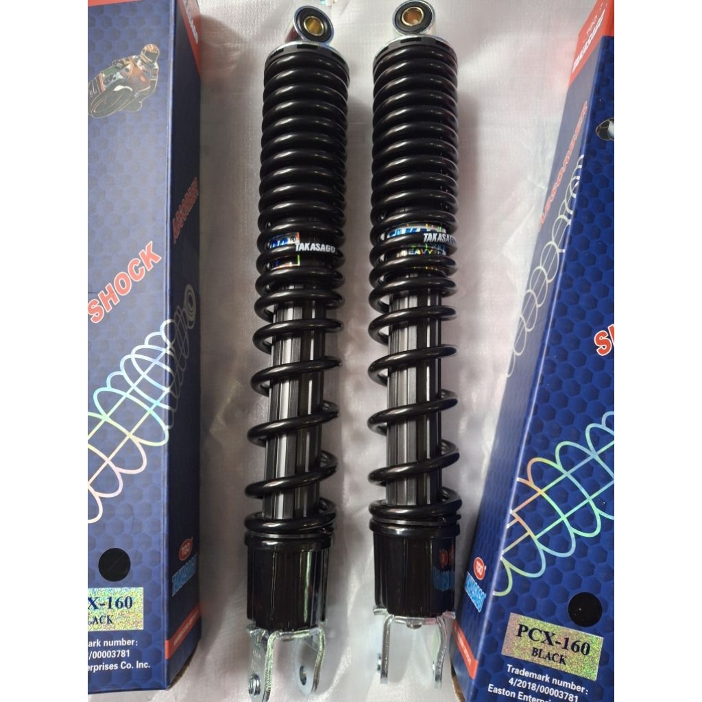 pcx160 rear shock 365mm 2pc takasago brand original | Shopee Philippines