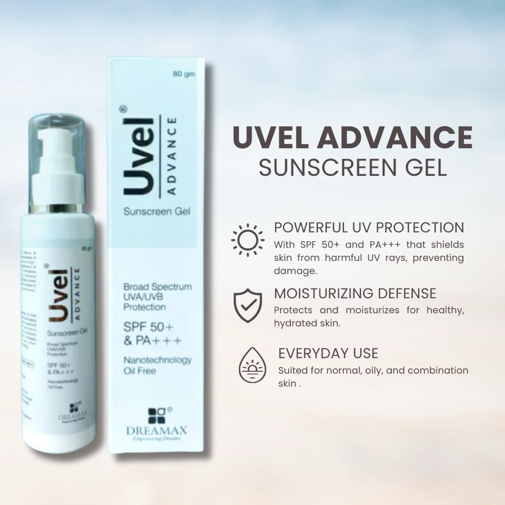 UVEL Advance Sunscreen Gel – Ultra-Light, Matte & Long-Lasting Sun ...