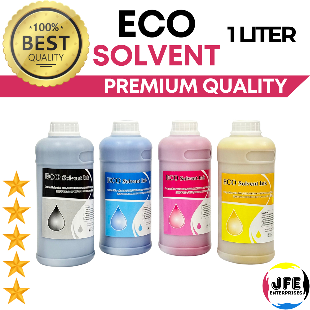 Eco Solvent Tarpaulin Ink and Cleaning Solution 1 Liter | Shopee ...