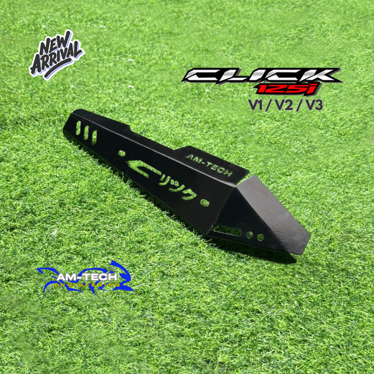 Heavy Duty Pipe Guard for Honda Click 125 by Am-Tech | Powder Coated ...