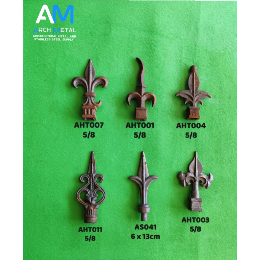 Wrought iron arrow spear bangkaw sibat for fence gate grills design ...