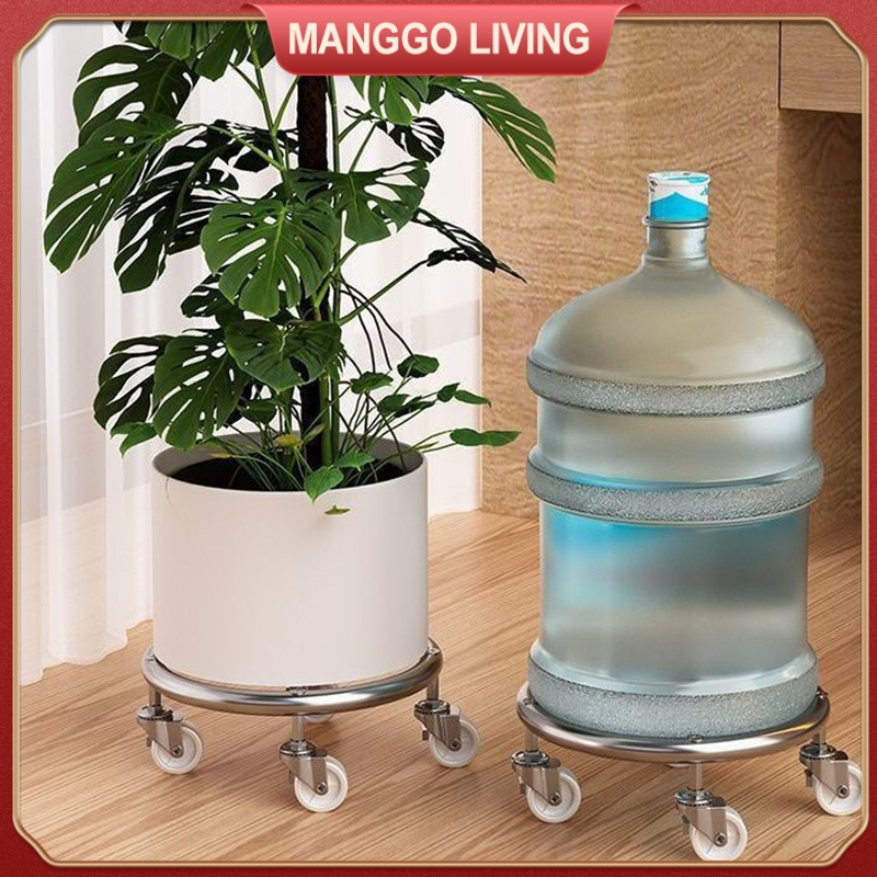 Flower Pot Storage Rack Gas Tank Holder With Wheel Pulley Loader ...
