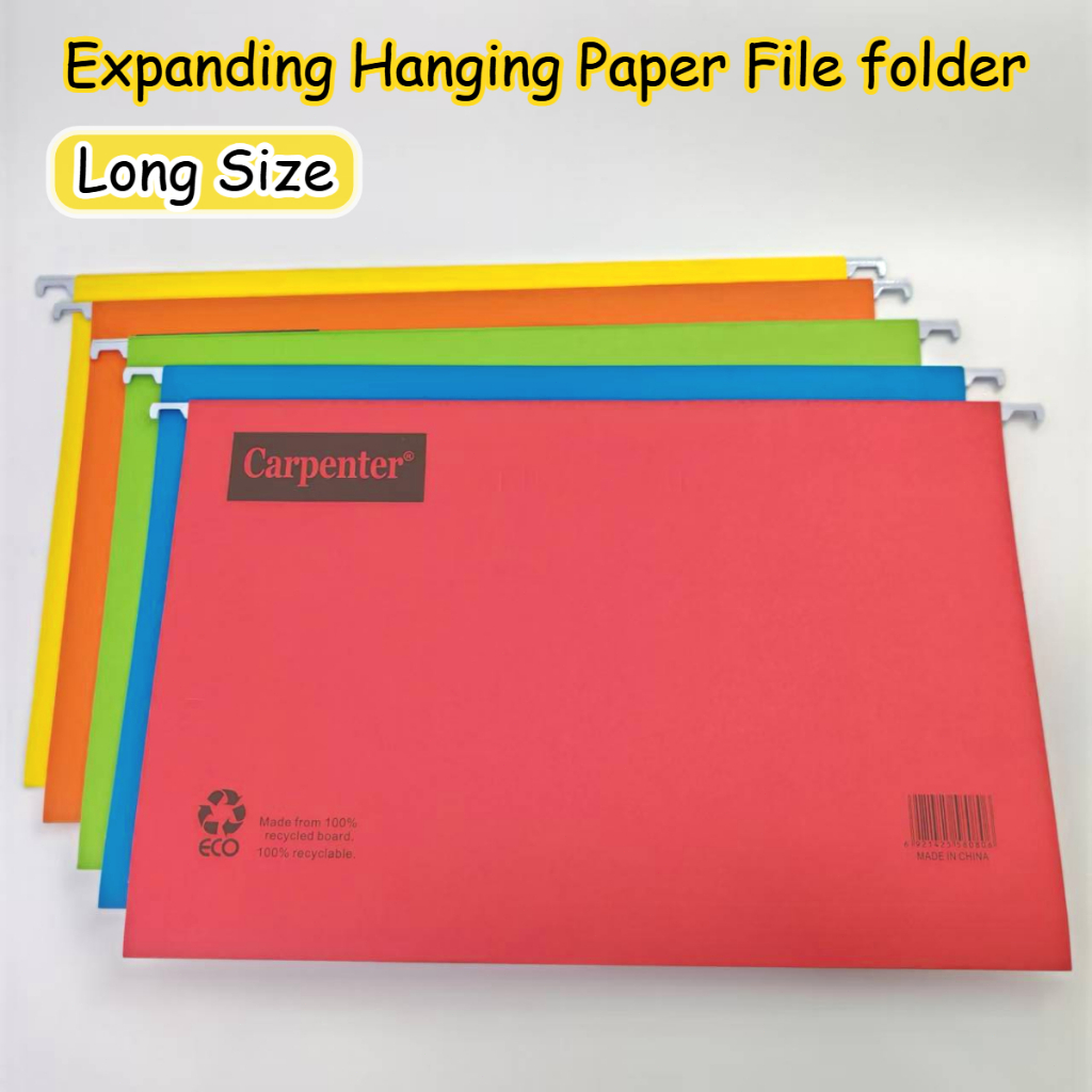 Long Size Hanging Paper Folder Storage Basket Documents Organizer Desk ...