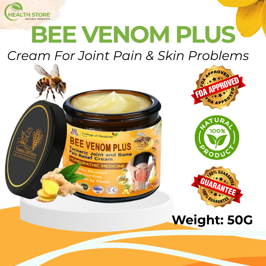 Bee Venom Turmeric Plus Fast Absorbing Joint Pain Relief Cream 50G ...