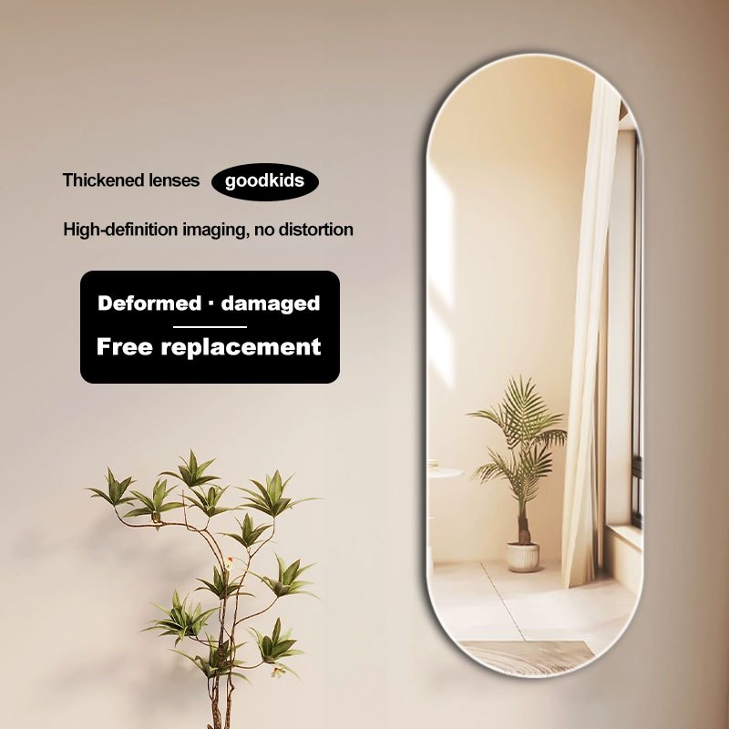 Arched mirror sticker wall acrylic mirror wall sticker self-adhesive ...