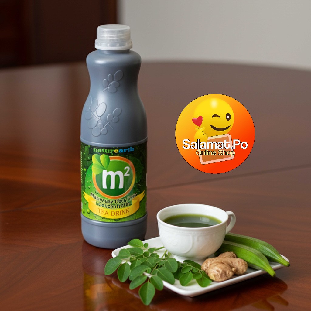 Naturearth M2 Malunggay Okra Luya Concentrate Tea Drink 1000ML | Shopee ...