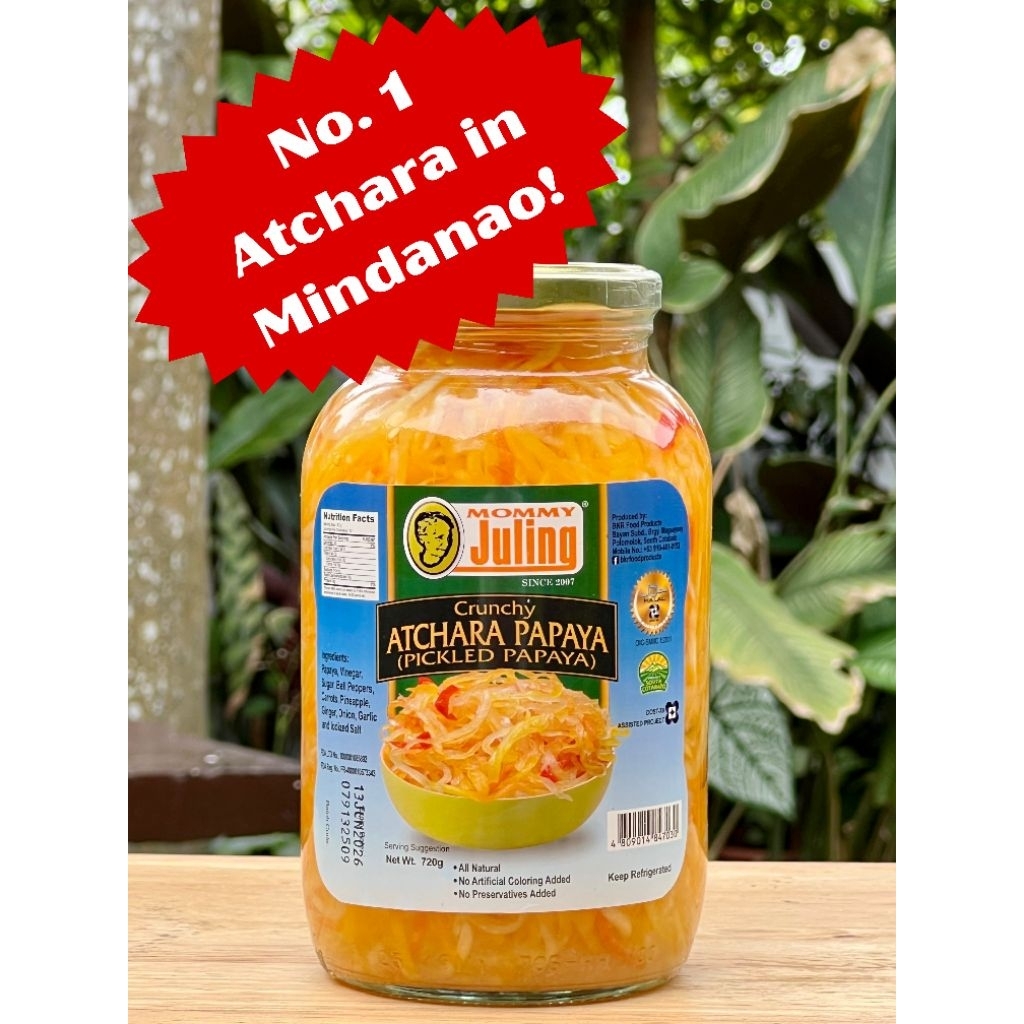 Mommy Juling Crunchy Atchara Papaya 720g by BKR Food Products | Shopee ...