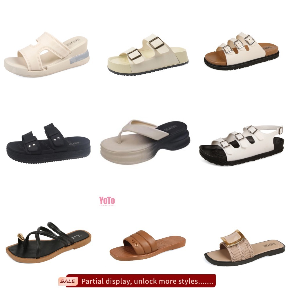 YOTO Sandals For Women Casual Outdoor Slippers Clearance Sale Random ...