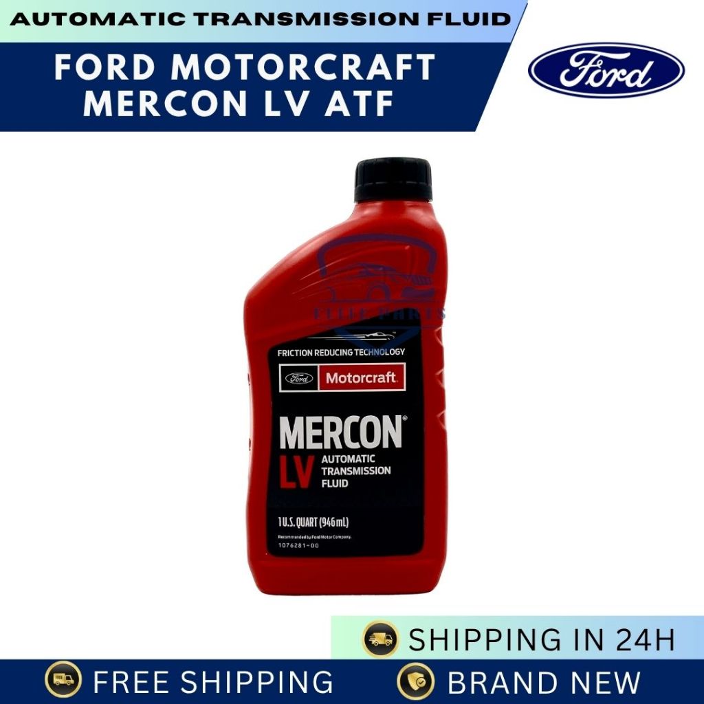 FORD MOTORCRAFT MERCON LV ATF AUTOMATIC TRANSMISSION FLUID POWER ...