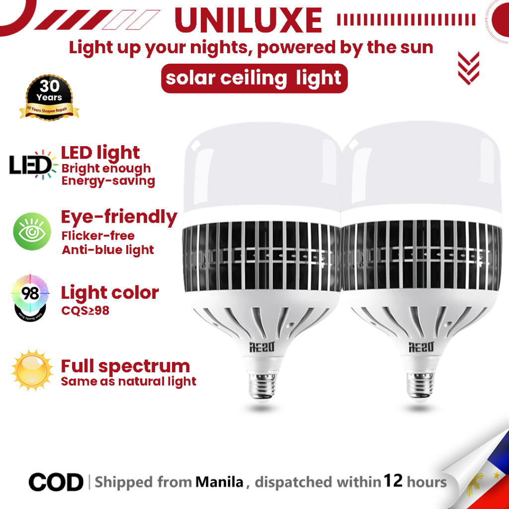 Uniluxe [Buy 1 Take 1] 10000W LED Fin Bulbs Light Blazing Bright E27 ...