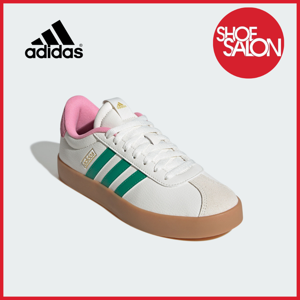 SHOE SALON Adidas VL COURT 3.0 Women's Shoes Core White/Court Green ...