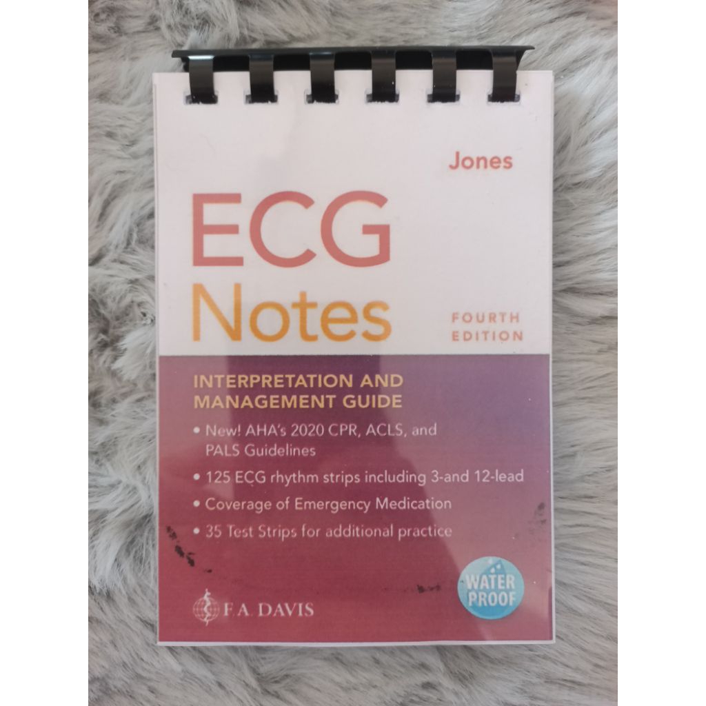 ECG NOTES 4th edition pocket notes latest 2026 [reprint] | Shopee ...