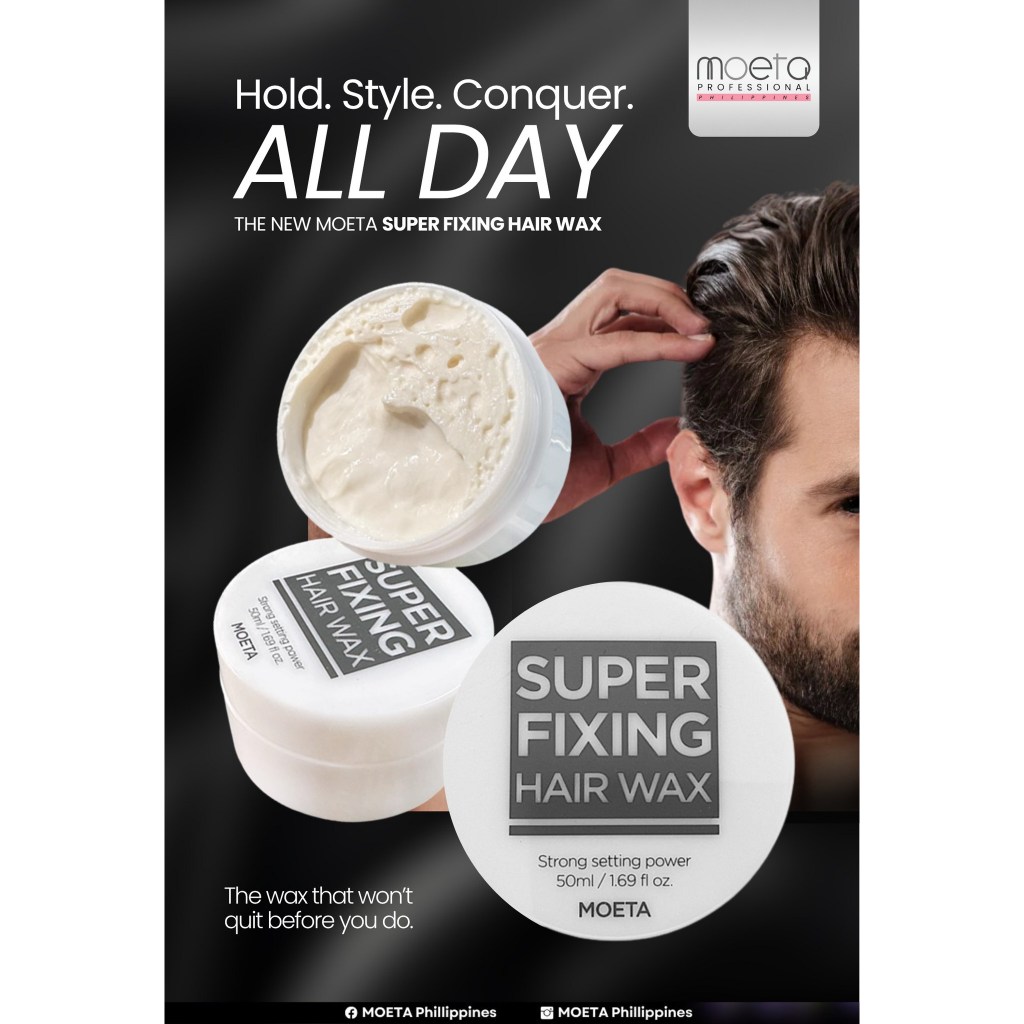 Moeta Super Fixing Wax – Strong Hold 50ml [From Korea] | Shopee Philippines