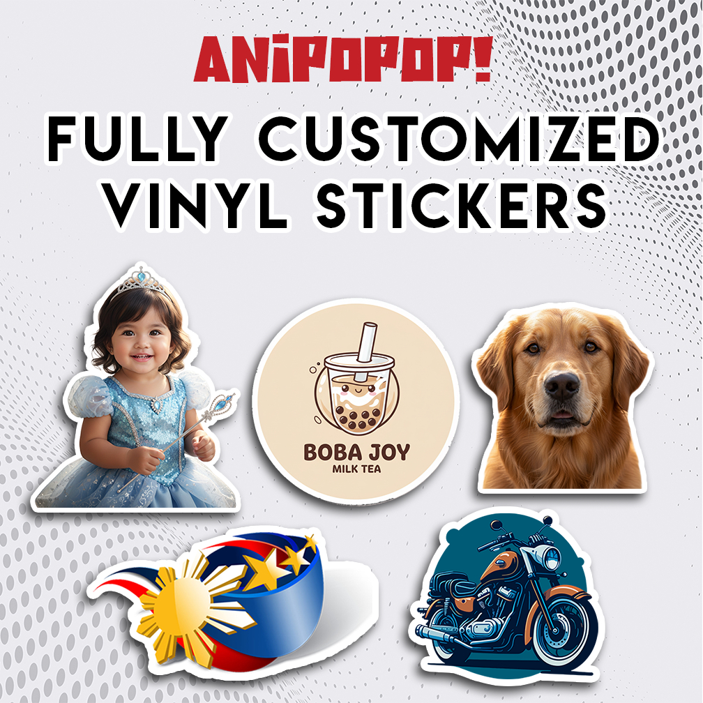 Fully Customized Stickers (Your Preferred Design) - waterproof vinyl ...