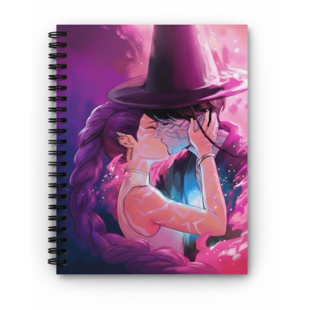 KPOP DEMON HUNTER notebook A5 Huntrix Saja Boys inspired | Shopee ...