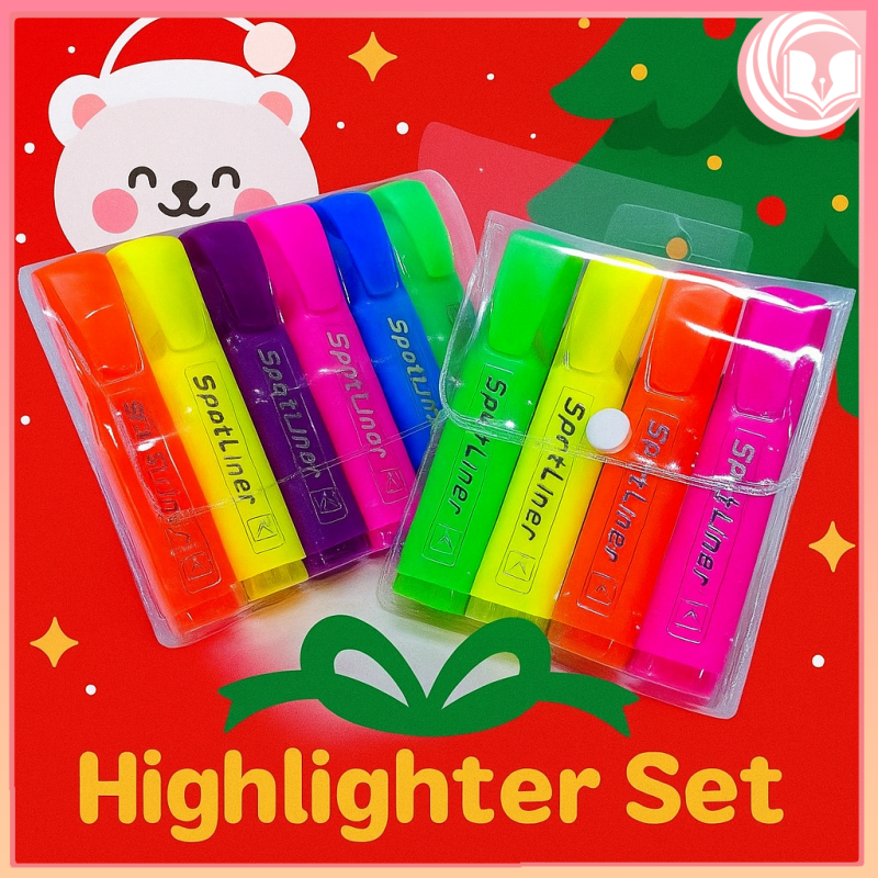 Color Highlighter Set Candy-color students use markers highlight points ...