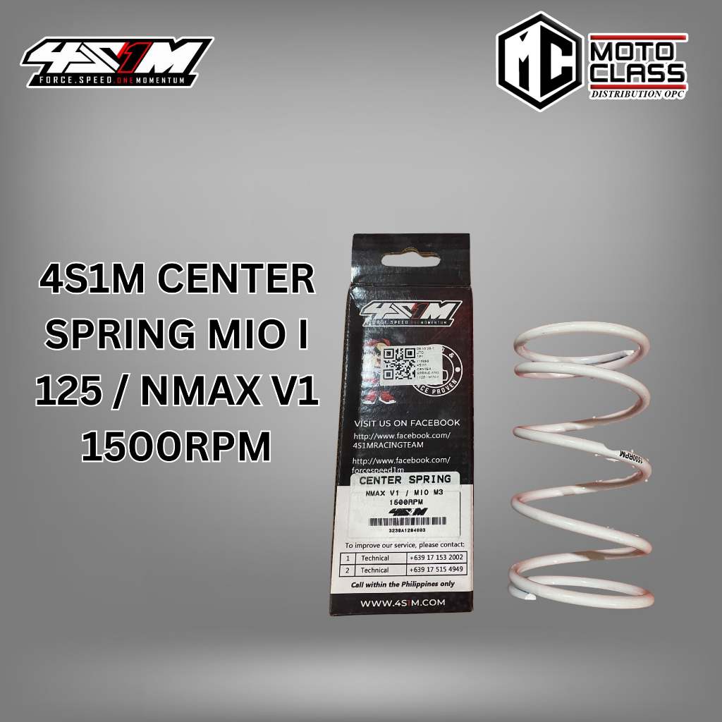 4S1 M CENTER SPRING MIO I 125/NMAX V1 1500RPM WHITE | Shopee Philippines