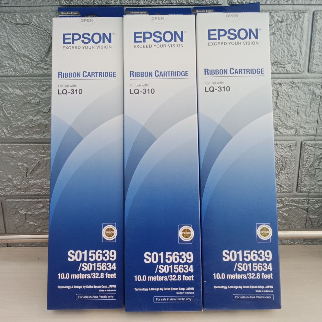 Original Epson LQ-310 Ribbon Cartridge S015639 / S015634 – 10m Long ...