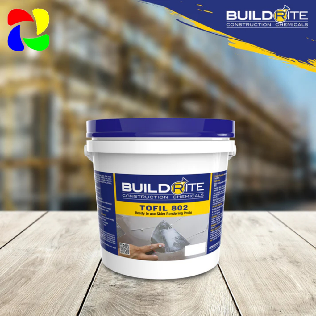 Buildrite Tofil 802 (5kg) Ready to Use Skim Rendering Paste (Actual ...